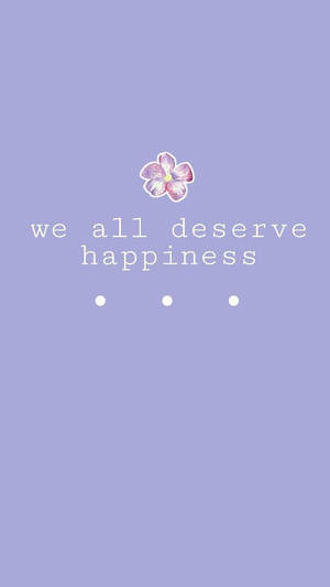 Fondo de pantalla con frases lindas y fondo morado
