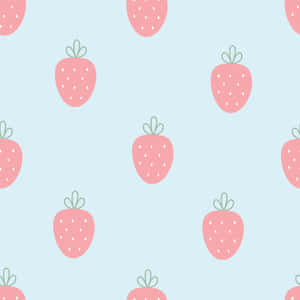Fresa Fruta Pastel — Rosa pastel Fondos de pantalla