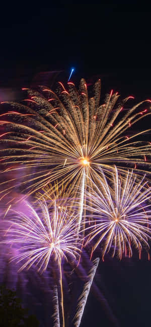 Imágenes de fuegos artificiales — Moto G67 Fondos de pantalla