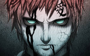 Una imagen de Gaara en el anime Naruto Shippuden para fondo de escritorio.