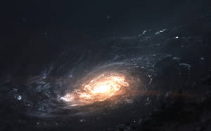 Fondo de pantalla increíble de la Galaxia de Andrómeda en el Espacio Exterior
