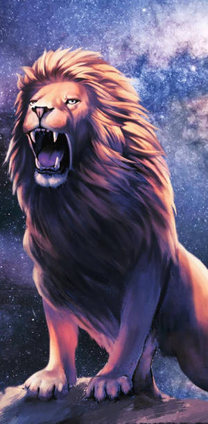 Galaxia del León Rugiendo con Furia — Galaxia león GIF Fondos de pantalla