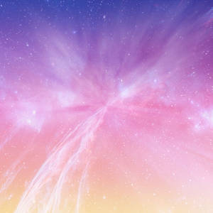 Galaxia Pastel Estrellada con Degradado Púrpura