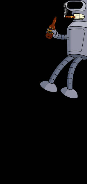 Arte Fan de Bender para Galaxy S10 Plus — iPhone 14 Plus Fondos de pantalla