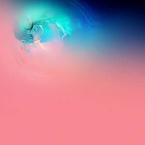 Fondo de pantalla Galaxy S10 rosa sobre azul — Samsung Galaxy S20 Fondos de pantalla