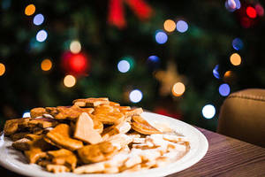 Galletas navideñas estéticas y lindas — Estética navideña linda Fondos de pantalla