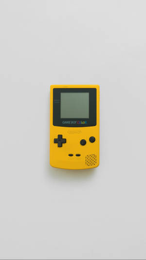 Fondo de pantalla Game Boy Color amarillo simple