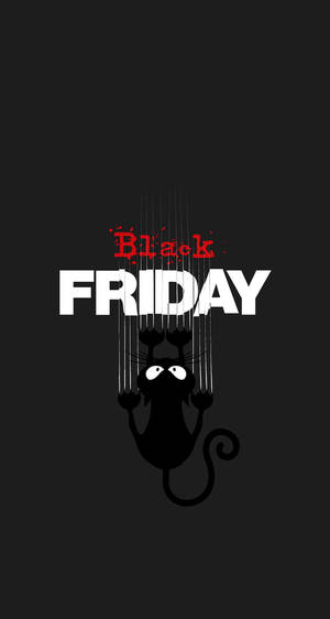 Fondo de pantalla de gato en Viernes Negro
