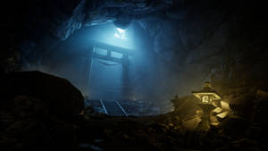 Fondo de pantalla de Ghostwire Tokyo Torii subterráneo
