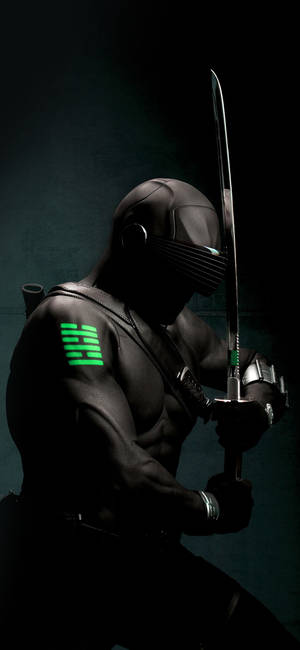 Fondo de pantalla del ninja Ojo de Serpiente de GI Joe — iPhone X Fondos de pantalla