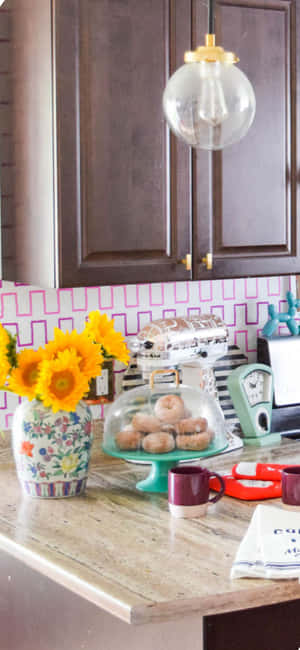 Fondo de Cocina para iPhone X — Floral iPhone Fondos de pantalla