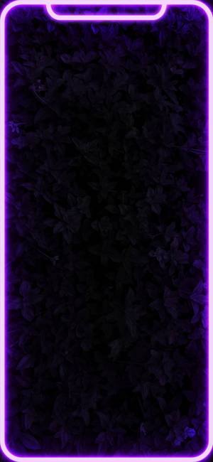 Glowing Black And Purple Aesthetic Phone — Galaxy S25 Edge Fondos de pantalla