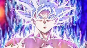 Goku 3D Anime en Llamas 8K