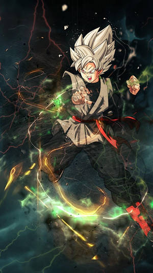 Goku Black Eléctrico iPhone — Anime para celular Fondos de pantalla