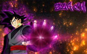 Goku Negro con Orbe Rosa Oscuro