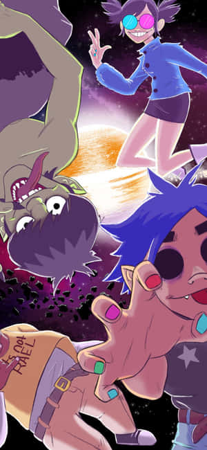 Gorillaz iPhone [fondo de pantalla] — Realme P4 Fondos de pantalla