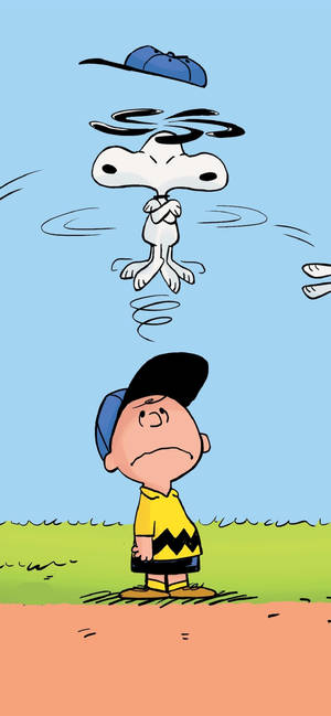Fondo de pantalla gorra de béisbol de Charlie Brown — iPhone 16 Pro Fondos de pantalla