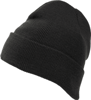 Gorro de punto negro