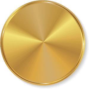 Gráfico de Moneda de Oro Brillante