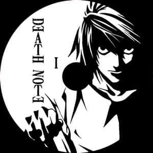 Gráfico de personaje de anime Death Note