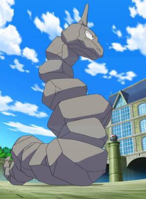 Gran Onix frente a la casa — Pokemon Teléfono Fondos de pantalla