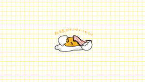 Gudetama de Escritorio Estético Minimalista — Estético caricatura Fondos de pantalla