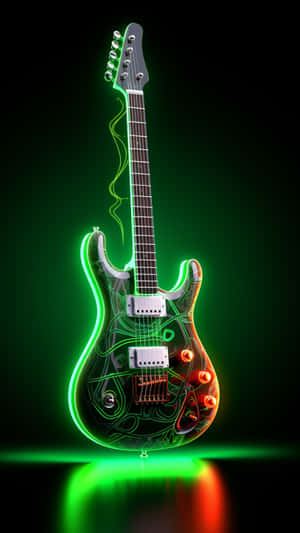 Guitarra,Estética de guitarra,Fondo de estética de guitarra,Imágenes de estética de guitarra,Neón,Colorido,Música — Estética musical Fondos de pantalla