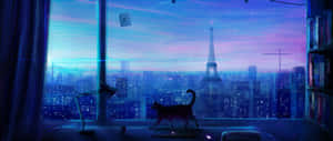 Fondo de habitación de anime — 3440x1440 Fondos de pantalla
