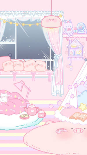 Habitación Kawaii Rosa