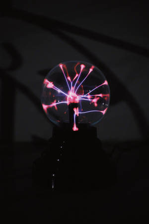 Bola de Plasma de Luz de Color — Oscuro Fondos de pantalla