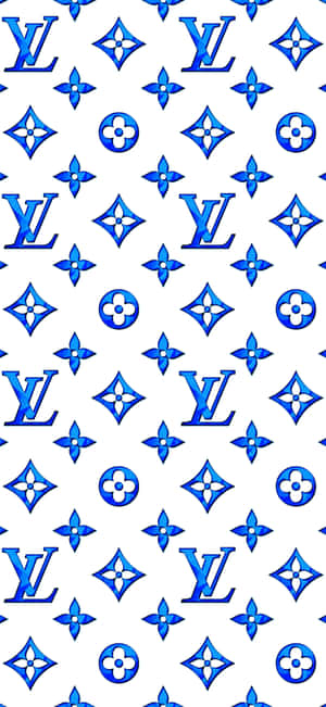 Louis Vuitton Azul — Vivo Y31t Fondos de pantalla