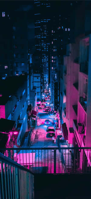 iPhone Vaporwave — Galaxia A18 Fondos de pantalla