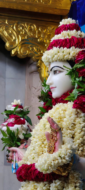 Hermosa estatua de Krishna Maharaj — Redmi 13x Fondos de pantalla