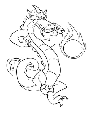 Dibujos de Dragones para Colorear — iPad 9.ª generación Fondos de pantalla