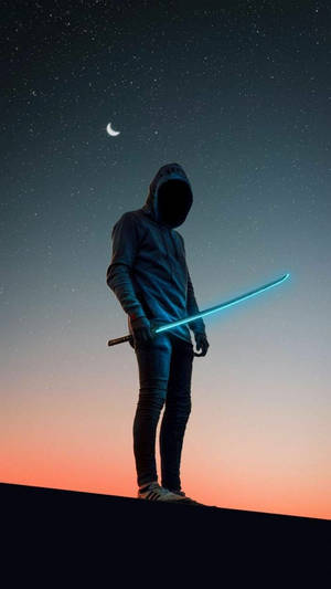 Fondo de pantalla de hombre con sudadera con capucha.