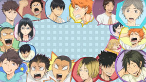 Ídolos del Equipo Karasuno Haikyuu Escritorio — Anime laptop Fondos de pantalla