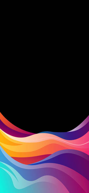 Fondo de pantalla iPhone XR de olas abstractas pastel coloridas — iPhone Xr Fondos de pantalla