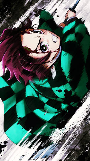 Ilustración Demon Slayer Tanjiro para Celular