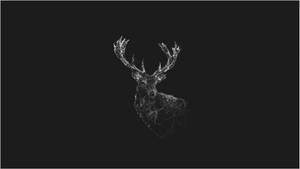 Fondo de pantalla de ilustración estética de venado para laptop