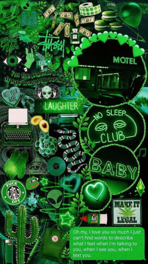 Imágenes estéticas verdes — Verde claro aesthetic Fondos de pantalla