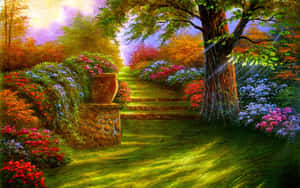 Imágenes de jardín de flores