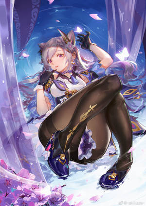 Keqing — Genshin impact GIF Fondos de pantalla