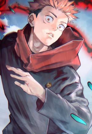 Increíble pintura de Yuji Itadori de Jujutsu Kaisen para teléfono — Jujutsu kaisen Fondos de pantalla