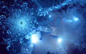 Fondo de pantalla abstracto de fractal de cristal frío surrealista — Frío Fondos de pantalla