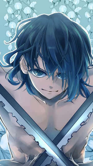 Inosuke con Espadas Cruzadas PFP