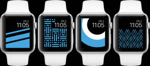 Fondo de pantalla de interfaces temáticas azules de Apple Watch — Apple Watch Fondos de pantalla