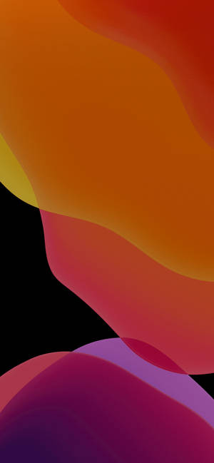 Fondo de pantalla IOS 13 Naranja Oscuro — iPhone 16 Pro Max Fondos de pantalla