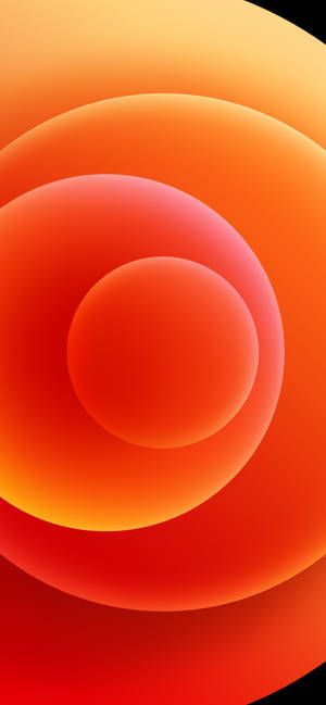 iPhone 12 Pro Orbes Naranjas — iPhone 14 Pro Max Fondos de pantalla