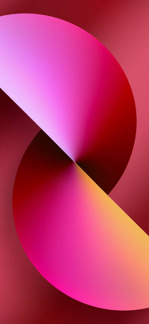 Fondo de pantalla de círculo rojo claro para iPhone 13 — iPhone 16 Pro Max Fondos de pantalla