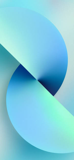 Fondo de pantalla iPhone 13 círculo azul claro — iPhone 16 Pro Fondos de pantalla
